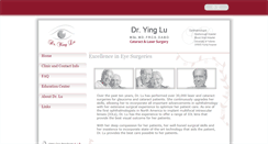 Desktop Screenshot of dryinglueyeclinic.com